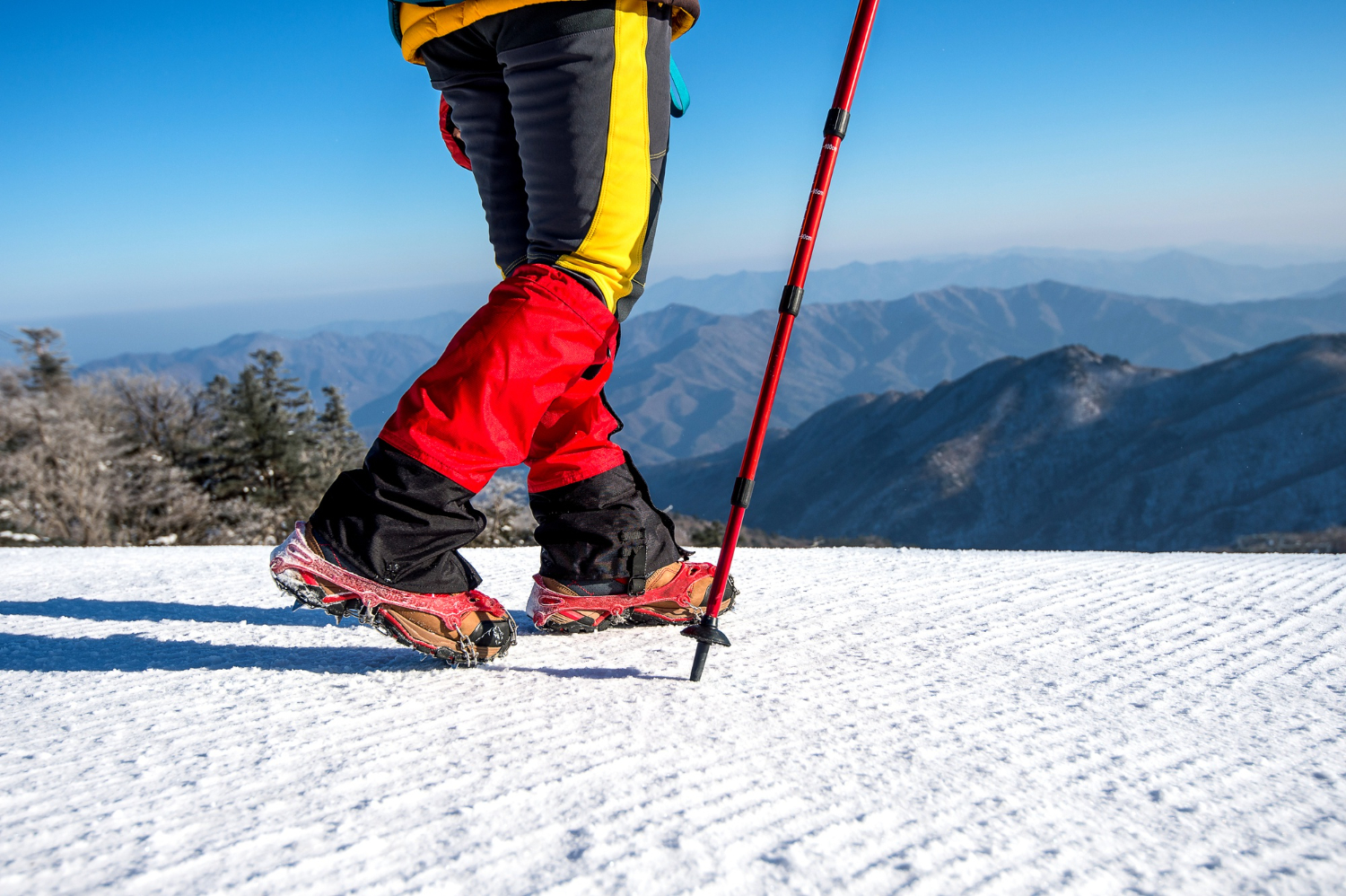 Skiing in the Dolomites